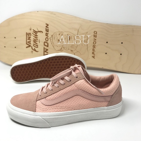 NWT VANS Old Skool Peach 🍑 White W AUTHENTIC - Picture 7 of 8
